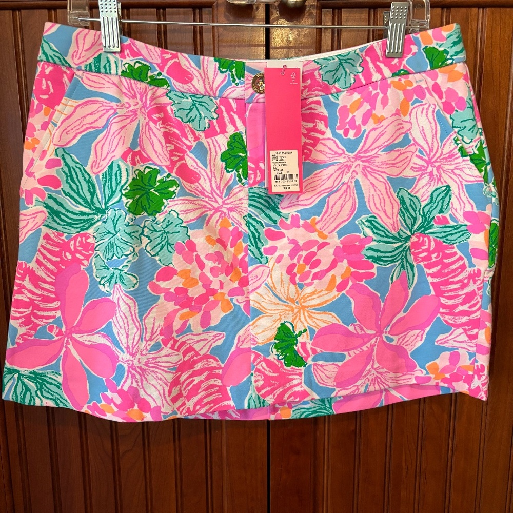 Lilly Pulitzer Colette Knit Skort Tigers Lair Size 8 MWT